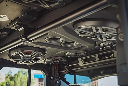 Rockford Fosgate RNGR18-ROOF4M2 All-in-One Ranger Roof Audio System – Front & Rear Audio Roof for Select 2018+ Polaris Ranger Crew 4-Door Models Rockford Fosgate RNGR18-ROOF4M2 All-in-One Ranger Roof Audio System – Front & Rear Audio Roof for Select 2018+ Polaris Ranger Crew 4-Door Models